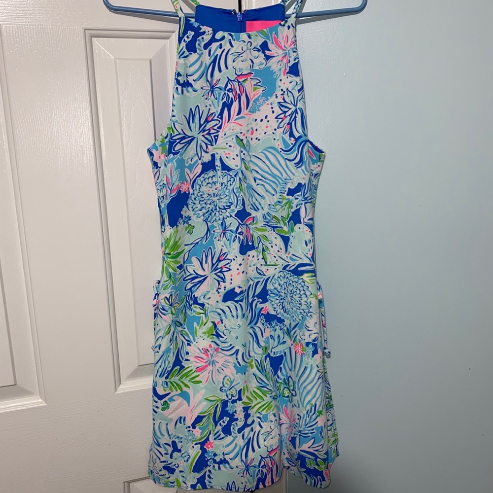 lilly pulitzer lion around romper size 4